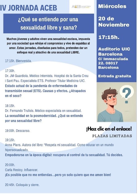 Associació catalana d’estudis bioètics - Recupera el control de tu sexualidad. Tú decides.